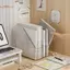 TRTR Tối Giản Nhựa Trong Suốt Bàn Làm Việc Tạp Chí Người Tổ Chức Có Khe Cắm Đơn Để Lưu Trữ Hồ Sơ Và Sách VN
