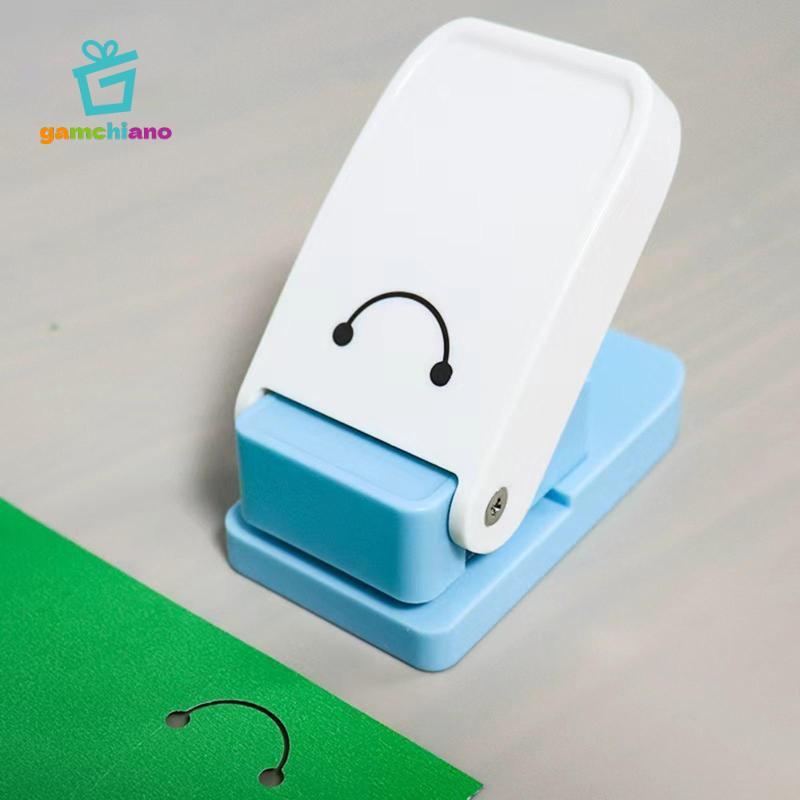 [Gamchiano] Hangtag Punch Tool để làm DIY Máy đục lỗ đa năng di động cho trang sức Thẻ trưng bày Móc khóa 80-500GSM Giấy 2mm EVA