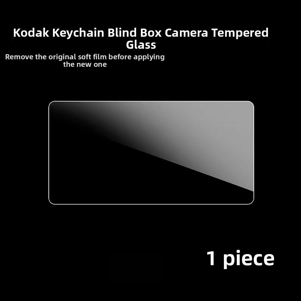 GILL cho màn hình kính cường lực máy ảnh Kodak, Tấm bảo vệ màn hình máy ảnh kỹ thuật số trong suốt 9H, Quà tặng Móc khóa Phụ kiện máy ảnh di động Phim thủy tinh cho Kodak Charmera