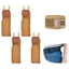 KIKIN Móc Kim Loại Chức Năng Co Giãn Dây Thắt Lưng Unisex Buckle-Less Co Giãn Vô Hình Dây Thắt Lưng Đóng Cửa Cho Công Việc Ngoài Trời Da