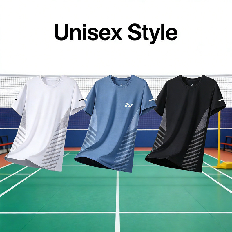 Áo tập luyện YONEX Club - Phù hợp bóng chày, bóng rổ, cầu lông - Khô nhanh, cổ tròn, dành cho cả nam và nữ