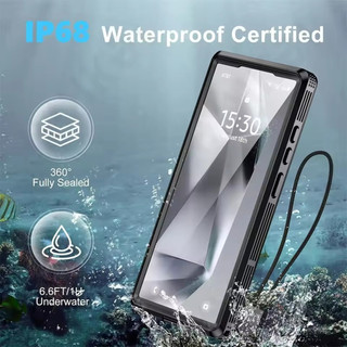 ốp lưng s26 ultra chống nước Ốp Điện Thoại Chống Thấm Nước IP68 Cho Samsung S25 Plus S24 Chống Bụi Chống Rơi Cho Bơi Lặn Biển Ngoài Trời