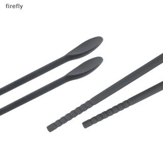 [Firefly] 1 Bộ Đũa Thìa Silicon Có Thể Tái Sử Dụng Kép Để Nấu Chiên Và Đồ Uống Khuấy Que Trộn Chống Trơn Trượt Cho Nhà Bếp [VN]