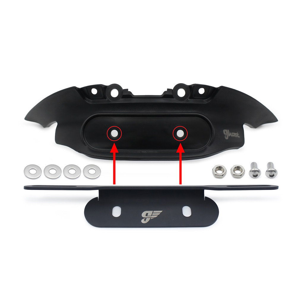 FENDER Xe Máy Phía Sau Bắn Vệ Biển Chắn Bùn Phù Hợp Với Sửa Đổi Đuôi Ngắn Biển Giá Đỡ Biển Số Khung Biển Số Cho Vespa Sprint Primavera 150 Tất Cả Năm