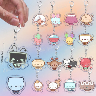 Game Keychains for Accessories Bag Shrimpo Astro Gigi Connie Artro Sprout Dandys  Vee Shelly Pebble World Keyrin