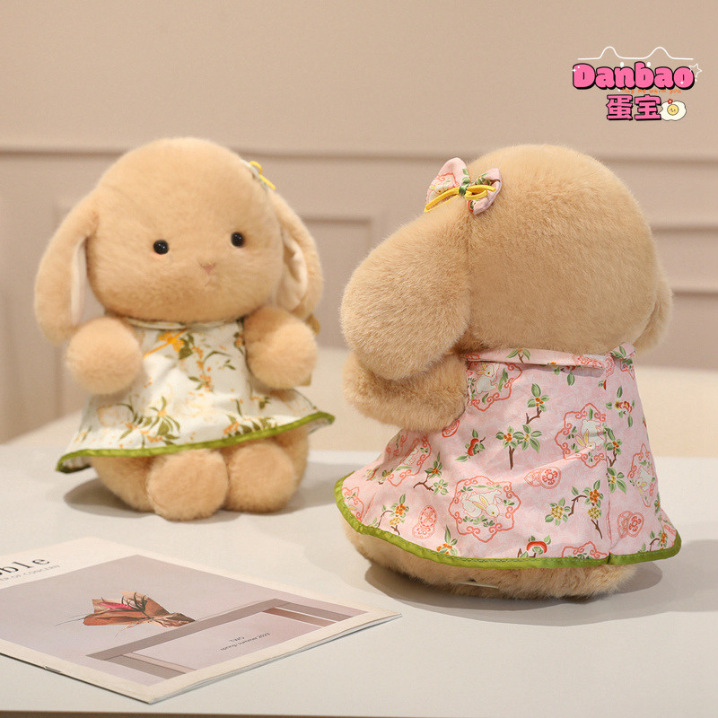 [BT BEAR] Thỏ Đầm Hoa Đồ Chơi Sang Trọng Cho Bé Búp Bê Thỏ Dễ Thương Kèm Búp Bê Chất Liệu Mềm Quà Tặng Cho Bé Gái Quà Tặng Sinh Nhật DANBAO Đồ Chơi