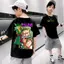 Dành Cho Trùm Trẻ Em Unisex cotton Làm ZORO Streetwear 2 Áo Phối Đẹp Dùm