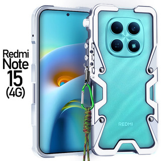SIMON Sang Trọng Nhôm Giáp Khung Kim Loại Ốp Lưng Điện Thoại Xiaomi Redmi Note 15 Pro Plus 5G 4G Vỏ Bảo Vệ Chống Sốc