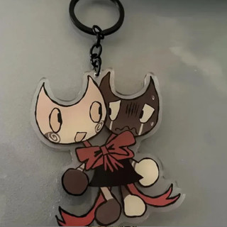 Razzle and Dazzle Dandys World R-oblox Acrylic Keychain Kawaii cartoon game Character pendant