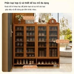 Tủ đựng giày lối vào, tủ giày cửa nhà, kệ giày lối vào trong nhà tiết kiệm, hành lang, ngoài trời, dung tích lớn — ảnh 3