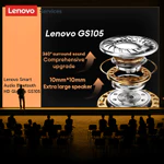 Kính Bluetooth thông minh Lenovo GS105 - Giảm tiếng ồn, AI Butler, Bluetooth 6.0 — ảnh 4