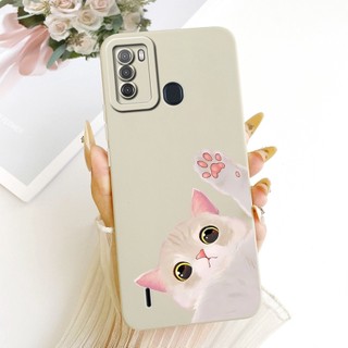 Ốp Lưng Cho Itel S16 Pro Vision 2 Vỏ Sáng Tạo Mới Thỏ Mèo Hoạt Hình Silicon Mềm Chống Sốc TPU Dành Cho Itel Vision 1 Pro Ốp Lưng