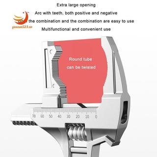 [gaozuo523.vn] Cờ lê bồn rửa có thể đảo ngược với cờ lê mở hàm 6-68mm Bạc có thể điều chỉnh 6-68mm