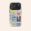 Họa tiết tem du lịch thế giới cổ điển Thích hợp cho iPhone 17 Pro max Plus Air / 16 / 15 / 14 / 13 / 12 / 11 / XS / XSmax / 7 / 8 plus Vỏ cứng hai lớp chống sốc chống sốc Vỏ bao gồm tất cả