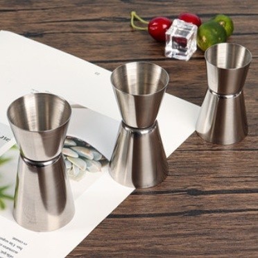Ly Đong Jigger Inox Pha Chế Cao Cấp 2 Đầu Loại 20/40ml Và 15/30ml, Dụng Cụ Bartender Chuyên Nghiệp