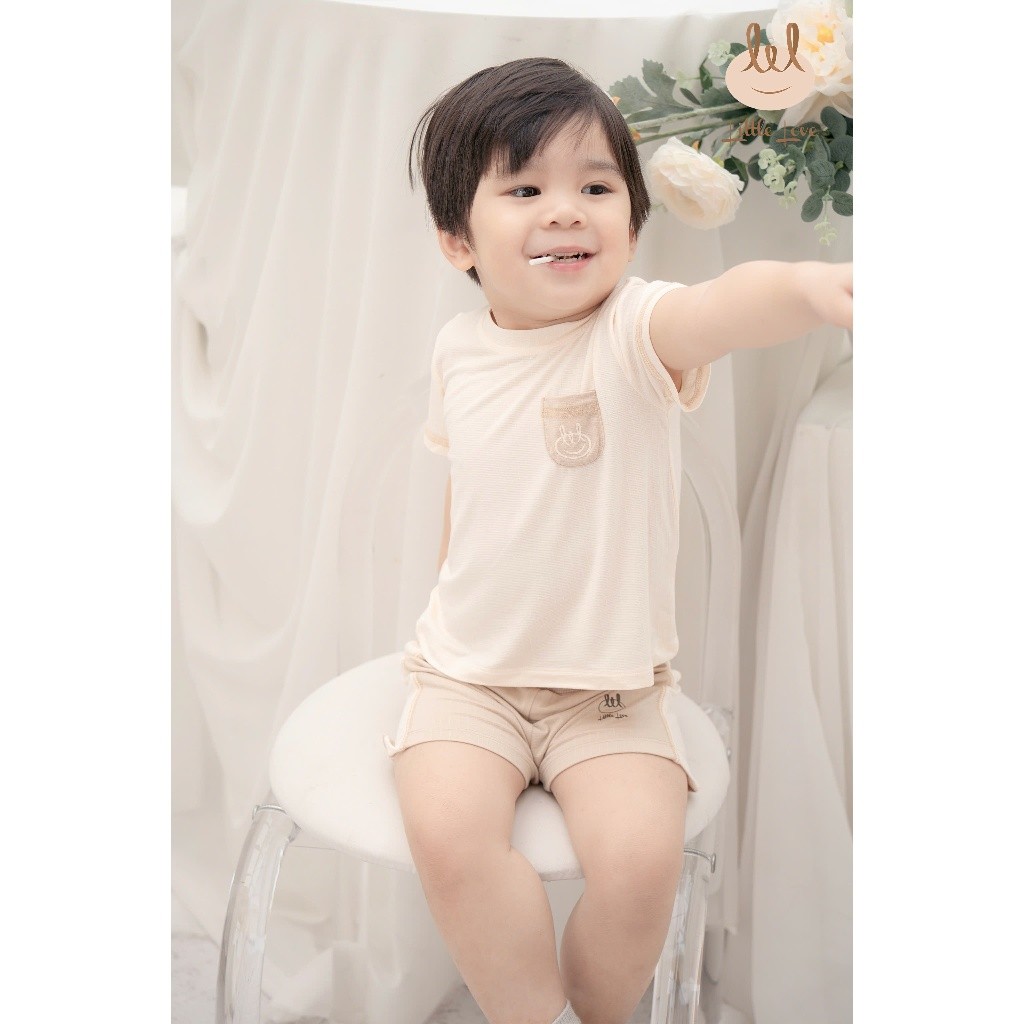BỘ CỘC VẢI MODAL TÚI NGỰC DÀI CHỈ [ SIÊU MỀM, MÁT, MỊN CO DÃN VÀ THẤM HÚT ] SZ 6M -4Y (HCT33)