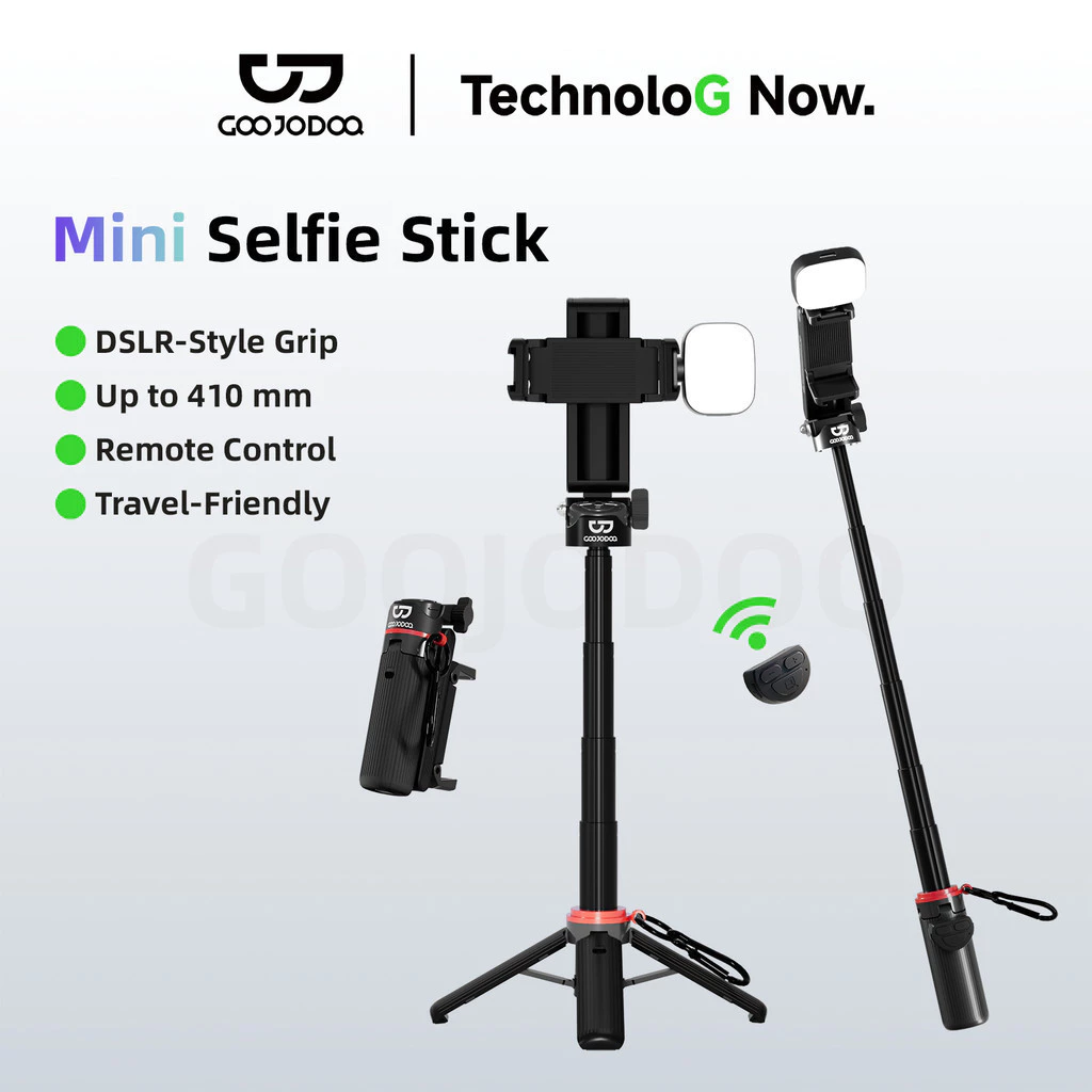 Gậy selfie mini GOOJODOQ gấp gọn