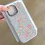 Màn hình đầy đủ hoa phù hợp cho 16 17 trường hợp điện thoại 14 15 11 Mũm mĩm iPhone 13 khung kim loại 7p 8p