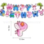 ST2 Lilo Stitch chủ đề hoạt hình dễ thương trẻ em trang trí tiệc sinh nhật biểu ngữ bánh topper bóng bay TS2