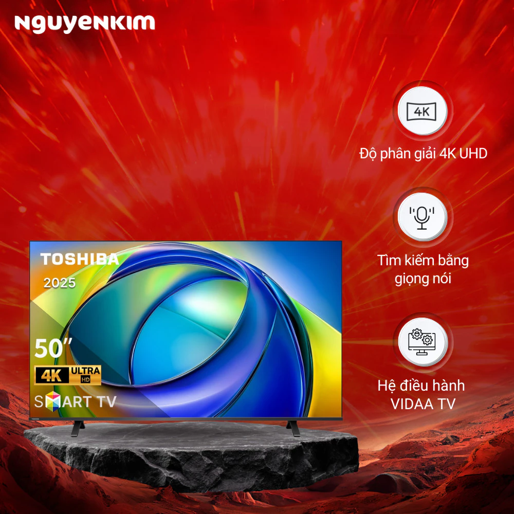 Smart Tivi Toshiba AI 4K 50 inch 50C350RP