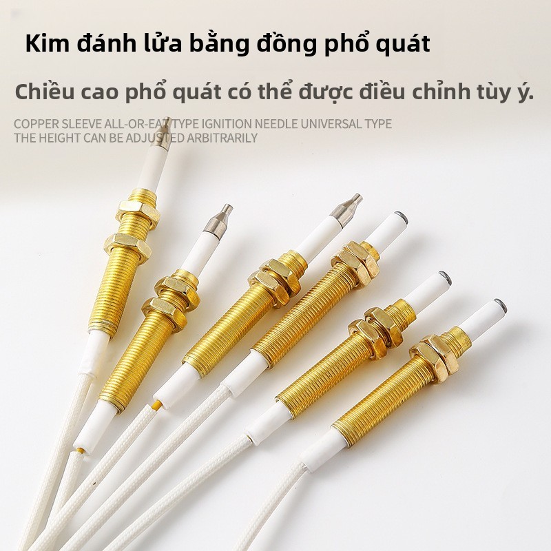 Kim đánh lửa xung đa năng có dây khí hóa lỏng Cảm biến đánh lửa bằng gốm Kim nhúng Bếp gas Phụ kiện AG6E