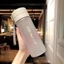 Cốc nước SUNKISSD, có dây buộc Chai nước thể thao dung tích lớn, Cốc nhựa 800ML mờ trong suốt cho trẻ em