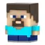 Nhật Bản BANDAI Gashapon MC Phong Cách Minecraft Đồ Trang Trí Dạ Quang 2 Pixel Đèn Ngủ ZJ2H