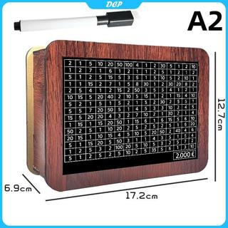 [DCP] hộp tiền bằng gỗ theo dõi mục tiêu tiết kiệm-1000 đến 10000 Euro [VN]
