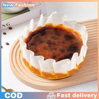 Có thể gập lại basque Cheesecake Mold-Khay giấy chống dầu dùng một lần để nướng