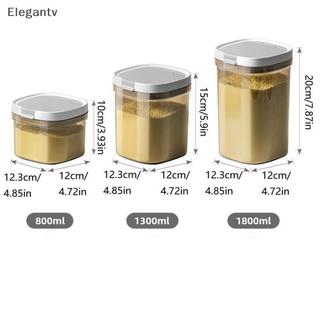 EGN Hộp đựng bột sữa kín khí 800 / 1300 / 1800 ml kèm thìa, bảo quản thực phẩm
