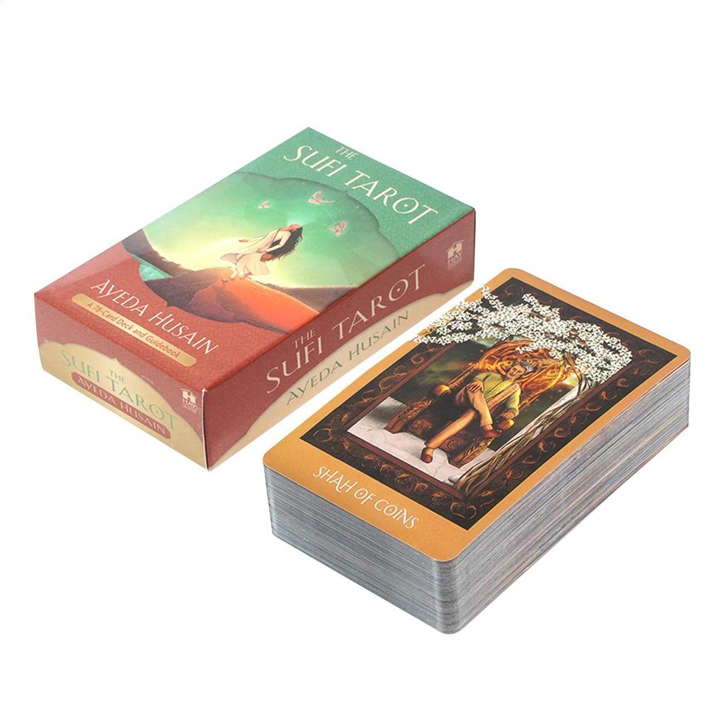 78 Lá Bài Sufi Tarot Tiếng Anh Bói Toán Thẻ Trò Chơi Giải Trí Gia Đình Tiệc Tập Hợp saixit2vn