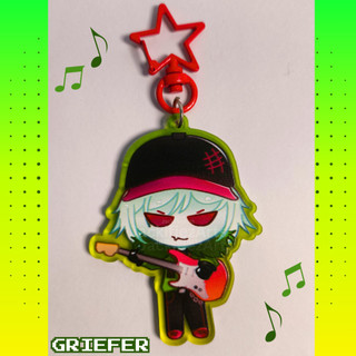 Fan merch Block Tales roblox Móc Chìa Khóa Acrylic mờ