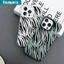 Ốp điện thoại IbumpersTrendy Zebra Print Matte Soft Premium Vỏ chống sốc cho iPhone 11 12 13 14 15 16 17 Pro Max IP 7 8 Plus Iphon X XS XR