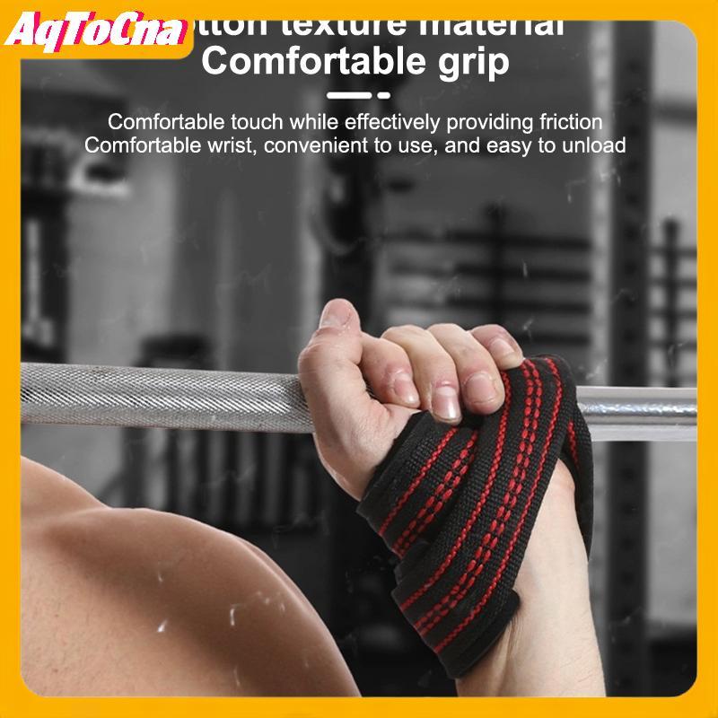 Dây đeo cổ tay hình 8 hỗ trợ tập gym và powerlifting