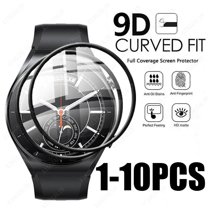 Phim Bảo Vệ Cho Garmin Forerunner 158 165 245 245M 255 255M 255S 265 265 265S 45S 945 955 965 Mặt Trời Cong Composite viền đen Bảo Vệ Màn Hình Chống Trầy Xước Phim Bảo Vệ