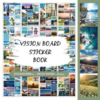 [Thân thiện] Sách Stier Vision Board - Bộ & Tiếp Liệu Bảng Tầm Nhìn, Với Hình Ảnh & Trích Dẫn Động Lực Cho Nữ, Sổ Lưu Niệm Tiếp Liệu Boutique
