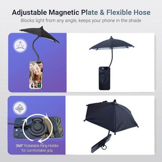 Cell Phone Umbrella Sun Shade Phone Sun Shade Shield Phone Umbrella Sun Blocker Cover Protection Phone caeudeyvn