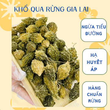 1KG TRÀ KHỔ QUA RỪNG MỌC TỰ NHIÊN GIA LAI - quả mọc tự nhiên, sấy lạnh, nguyên quả - Mua nhiều được giá Sỉ.