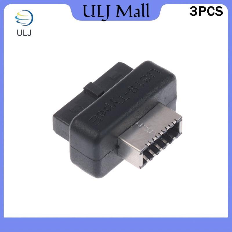 ULJ 1 / 2 / 3 Bộ chuyển đổi USB 3.0 19 / 20-Pin sang Type E - Bộ chuyển đổi tiêu đề bảng điều khiển phía trước USB 3.1 Type C cho bo mạch chủ.