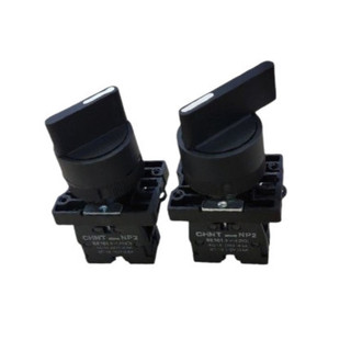 (Freeship) Công tắc xoay chuyển mạch 2 vị trí, 3 vị trí, cần ngắn - Cần dài NP2 phi 22, Hãng Chint ( Hàng chính hãng)