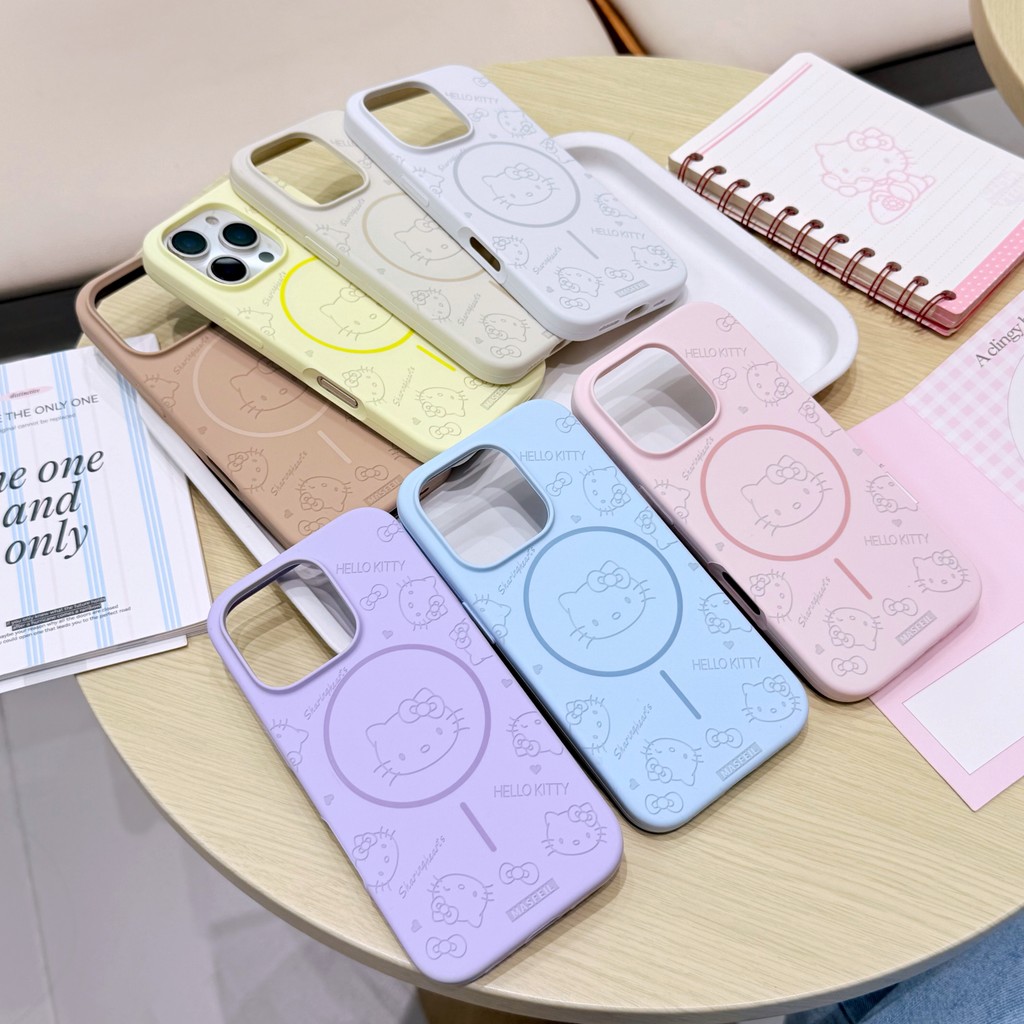 Ốp lưng iPhone hình mèo loại từ tính phù hợp cho iPhone 17 Pro Max, iPhone 17 16 15 14 13