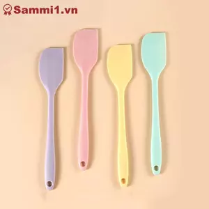 Thìa kem silicon chống dính chịu nhiệt ZK để nấu ăn & nướng bánh - Dụng cụ nhà bếp cấp thực phẩm VN