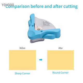Yohooo Yohooo JIELISI Di Động Góc Tròn R5 Tròn Tông Đơ Cắt 5 Mm Cho Thẻ Ảnh Lời Mời Cán Túi