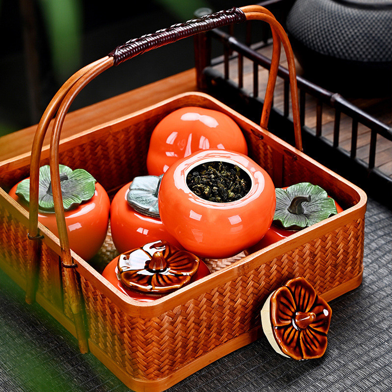 💦Mô Phỏng Chậu Trà Hồng Cưới Kẹo Nồi Hồng Ruyi Lưu Niệm Gốm Sáng Tạo Kín Nồi Nhỏ Hộp Quà Tặng MFPZ