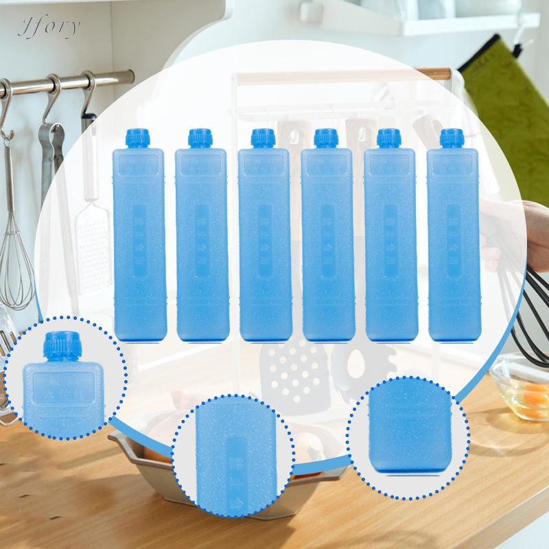 JFORY 6x Khối Đá Làm Mát Lâu, Đông Lạnh Giữ Nhiệt Lâu - Perfect cho Cắm Trại và Đi Biển