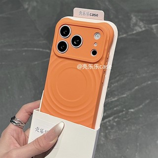 Ốp điện thoại silicon từ tính sóng cao cấp cho iPhone17 Pro Max 16 15 14 13 12 Pro Max bảo vệ camera chống sốc chống rơi mặt sau mềm