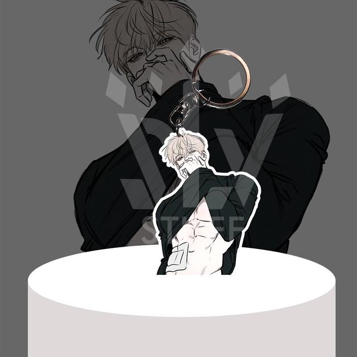 Gantungan Kunci / Gantungan HP Manhwa Undercover at Chaebol High School - Han Jeungwoon  - Ganci Akrilik - Keychain