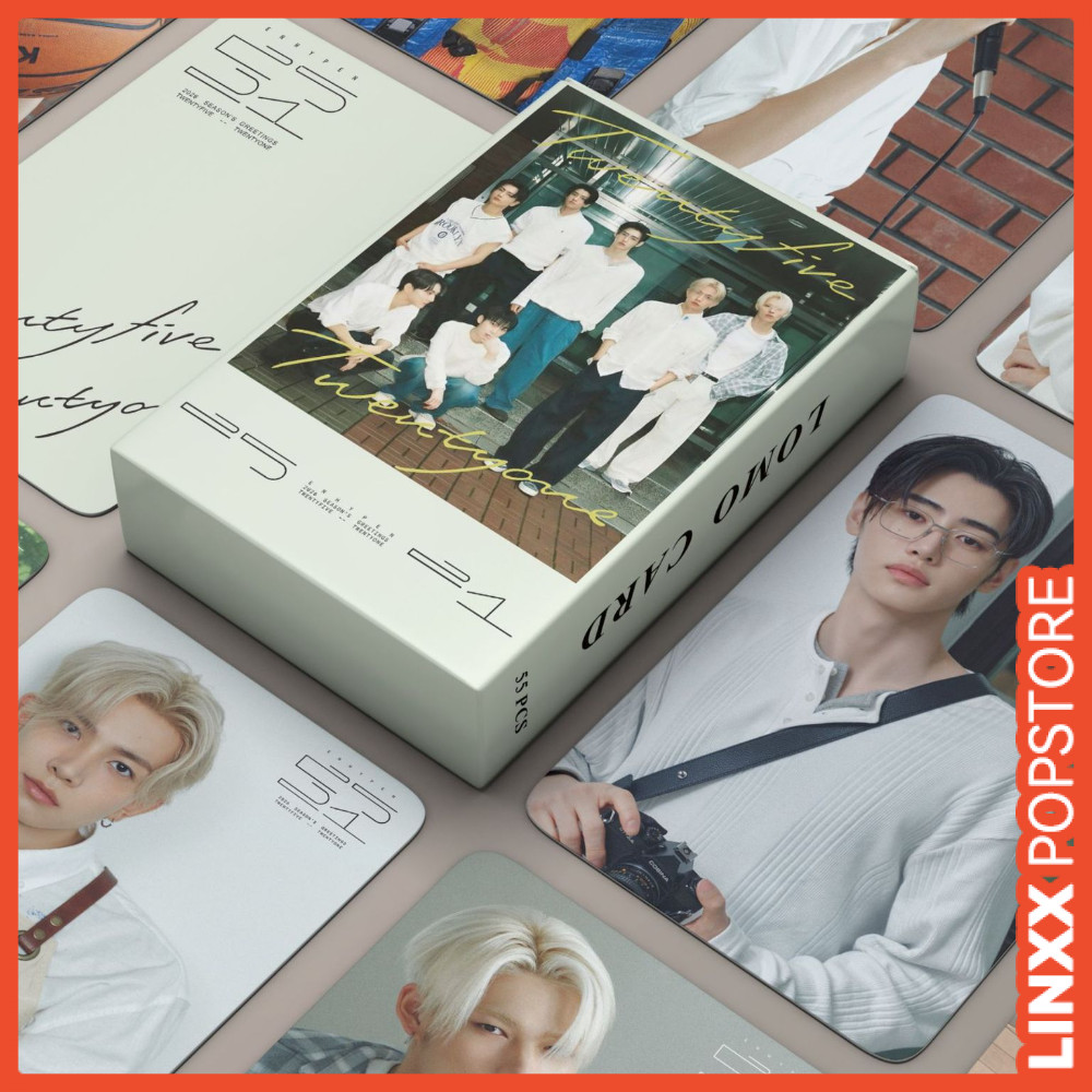 LINXX 55 CÁI ENHYPEN 2026 Lời chào mùa Lomo Cards K Pop Boy Band Photocards Bộ dành cho người hâm mộ Bộ sưu tập Quà tặng ngày lễ Kỷ niệm