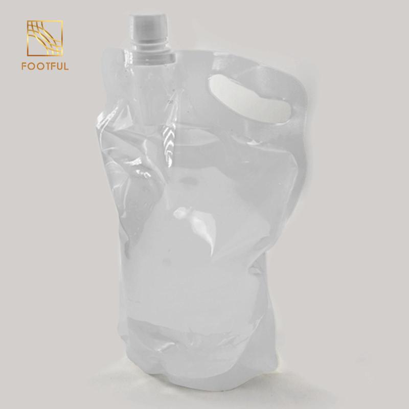 Túi đựng nước cắm trại 2L bình trong suốt gấp gọn, lý tưởng cho leo núi và du lịch thể thao