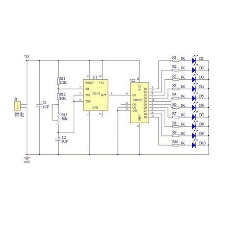Bộ thực hành hàn bảng mạch đèn LED MIS cho các dự án điện tử